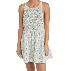 Free People Petunia Mini Poppy Print Fit-&-Flare Pinafore Dress